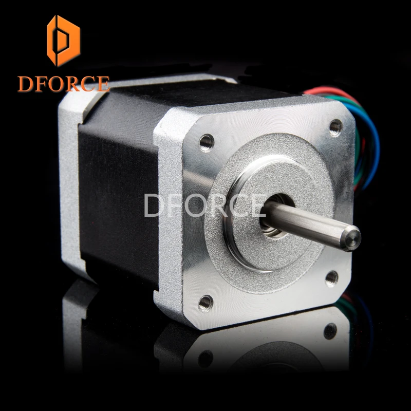 1 шт. DFORCE NEMA17 0 9 шаговый двигатель l48мм для титанового экструдера AQUA 3D принтера