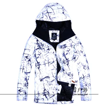 

Hooded Men Ski Jacket Snowboard Clothing Windproof Waterproof Outdoor Sport Wear Winter Coat Skiing Hiking Riding Female Jacket