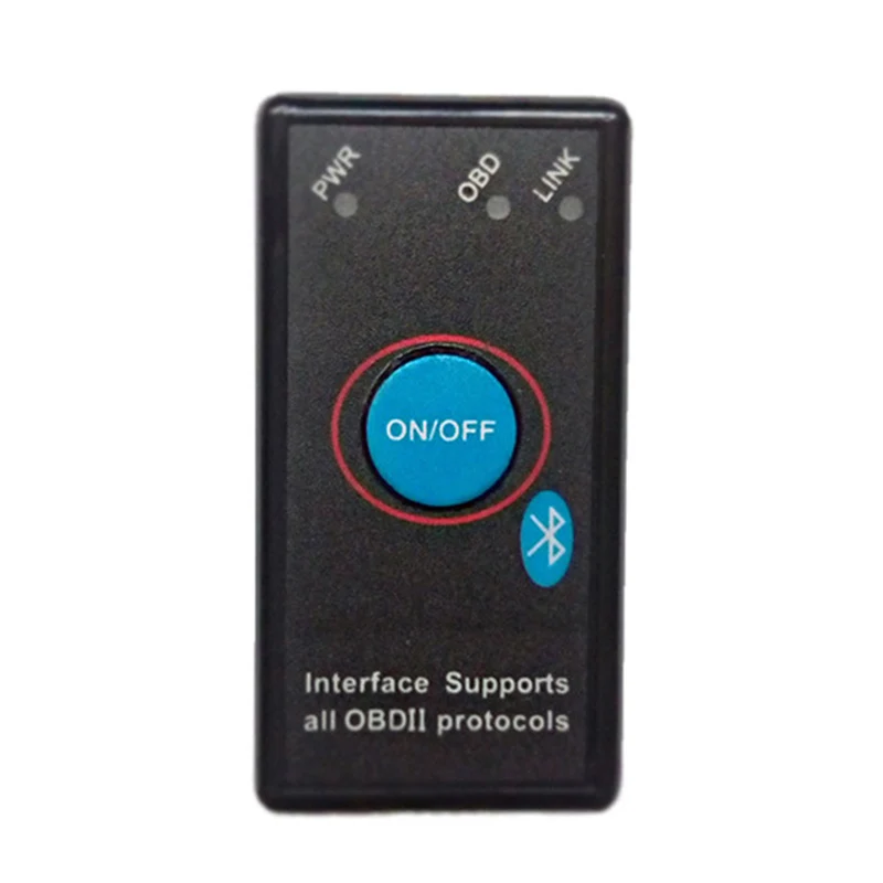Rovtop EML327 V1.5 Bluetooth OBD2 считыватель кодов автомобильный диагностический адаптер для