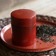Contenedor de té chino Vintage caja de almacenamiento de té de madera Original organizador hecho a mano regalo de cocina