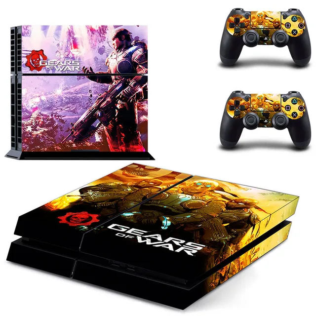 new Gears of war PS4 skin sticker For Sony Playstation 4 Console protection  film and Cover Decals Of 2 Controller _ - AliExpress Mobile