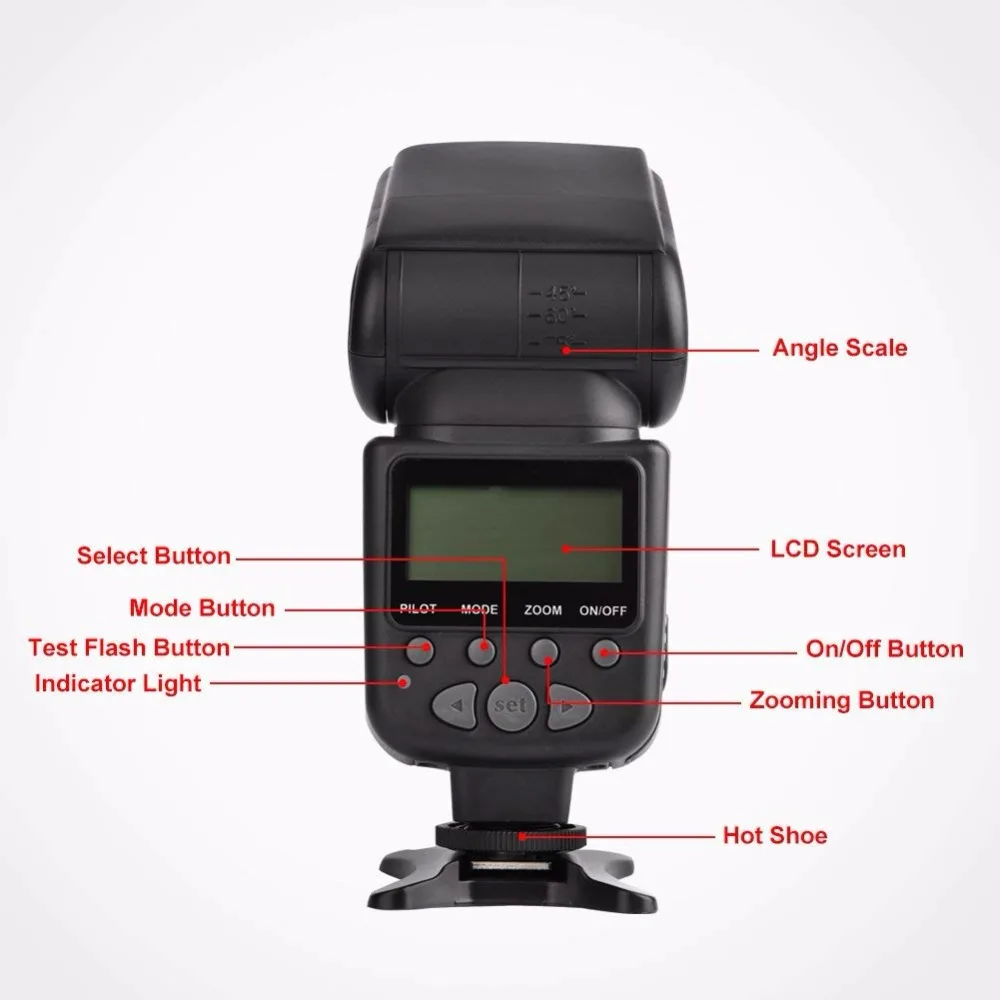 Фотовспышка MEKE MK950II TTL для камеры Canon 1300D 5D2 6D 7D 50D 60D 70D 100D 550D 600D 650D 700D 1000D 1100D 1200D 580EX|flash