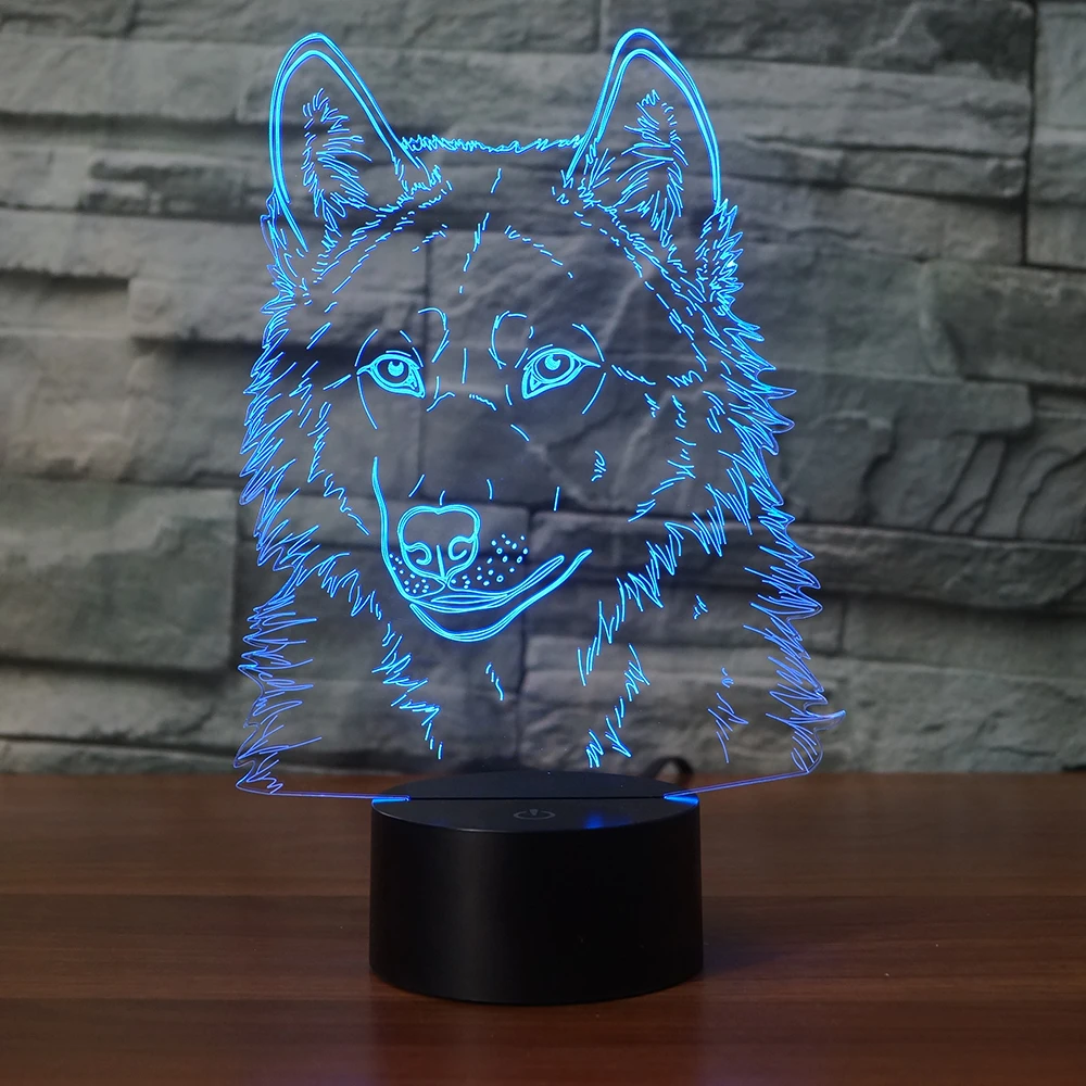 3D Illusion Led Night Light Lamp 7 