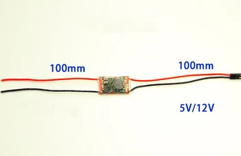 

4Pcs/lot RC Model Accessaries Ultra-light UBEC-3A 5V/12V Step-down Module BEC Fixed Wing for Multi Axis Aerial Photography PTZ