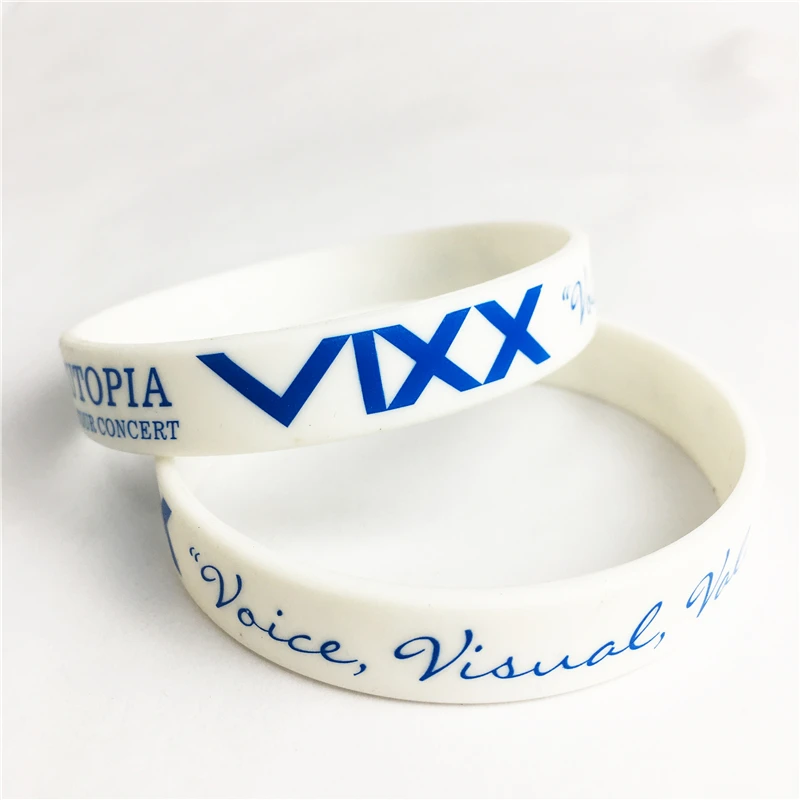 Корея KPOP VIXX логотип спорт силиконовые браслеты для женщин мужчин Симпатичный