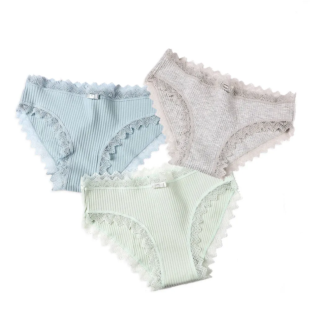 

Girl Cotton Panties Seamless Briefs Bow Decoration Cozy Lovely Panty Underwear Lace Women For Panties Lingerie 2018 New Hot
