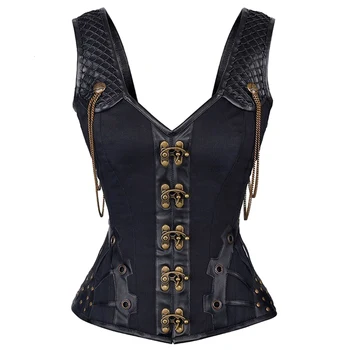 

High Women Slimming Corset Deep V Neck Backless Body Shaper Bustier for Party DSM