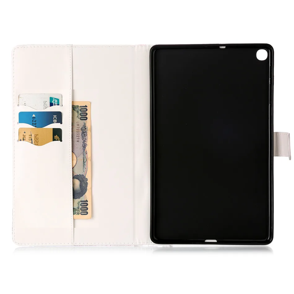 Чехол для Samsung Galaxy Tab A 10,1 T510 T515 SM-T510 SM-T515 чехол Funda Планшет Флип Стенд оболочка+ протектор экрана+ ручка