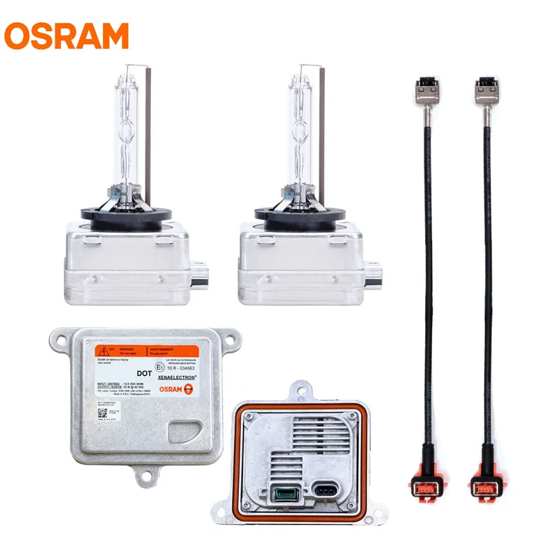OSRAM Xenon HID Kit Set for D1 System 2X 66144 D1S Bulbs + 2X 35XT6 35W