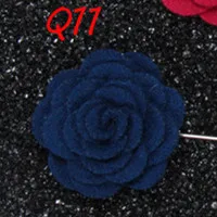 Q11 BoYuTe 10 шт. Высококачественная шерстяная ткань с цветочными отворотами булавка для мужчин нагрудные шпильки для костюмов - Окраска металла: Q11