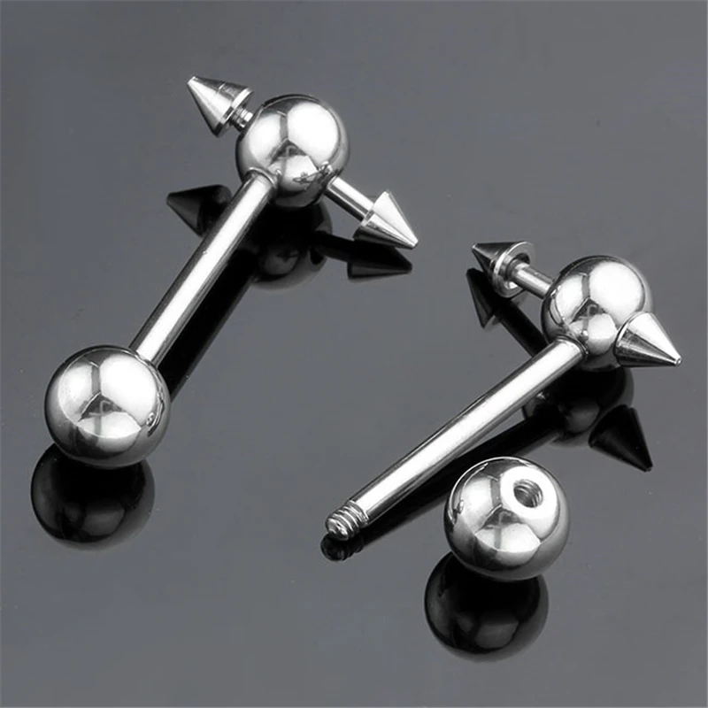 Ayliss модные ювелирные изделия для тела 2 шт. 14 г (1 6 мм)|stainless steel barbell|lip studtongue piercing |