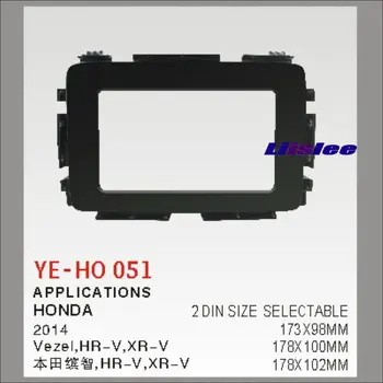 

For Honda Vezel HR-V XR-V 2014 Aftermarket Radio Dash Board Kit 2 DIN ABS Plastic Fascias Car Audio Panel Frame Fascia