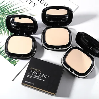 

2019 New High Quality Smooth Powder Biscuit Wet Dual-use Double Layer Concealer Moisturizing oil Control Powder Makeup