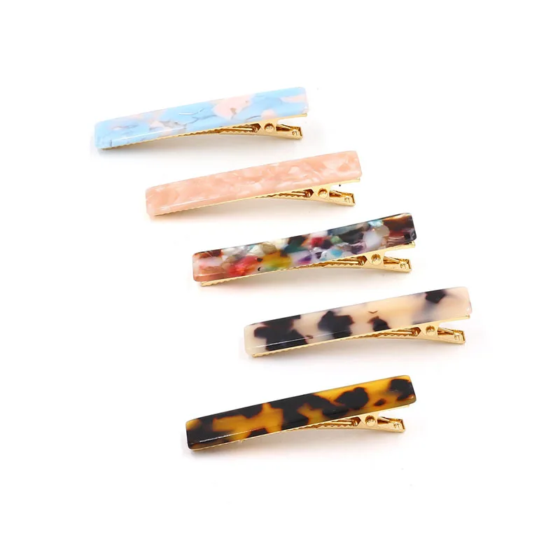 

F218 New Hot Resin Acetate Hair Clip Women Hair Accessories Hair Clip Girls Hair Pins Sweet Daily Headwear Barrette For Women Gi