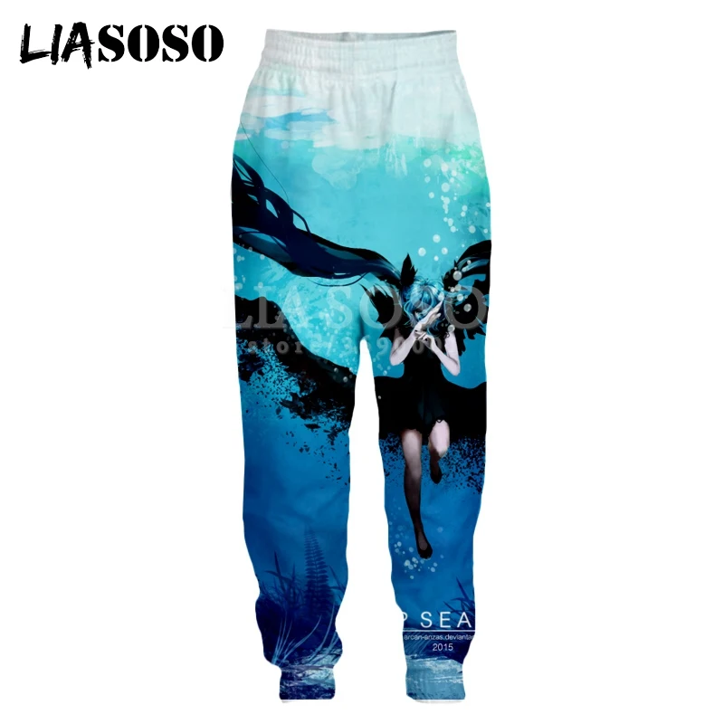

LIASOSO 3D Print Men Women Sweatpants Design Anime Vocaloid Hatsune Miku Cute Sexy Girls Casual Sweat Pants Joggers Pants X1082