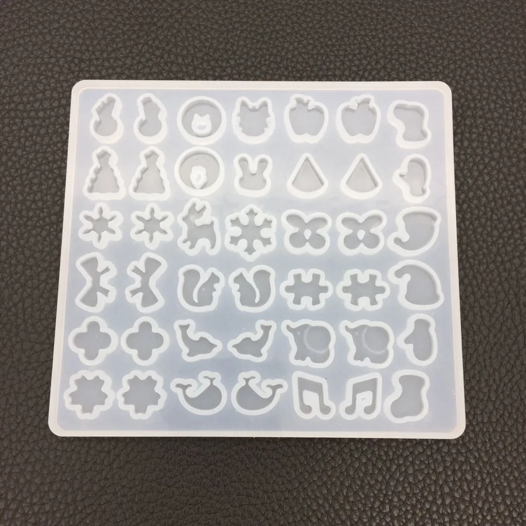 Silicone Epoxy Resin Molds for Earrings Phyhoo Jewelry Tools Bezels for Resin Jewelry