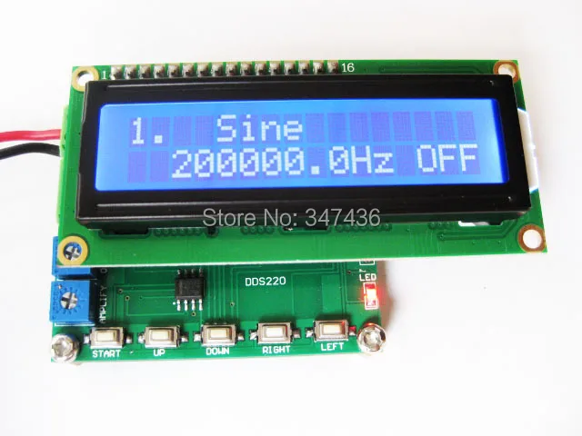 

DDS signal generator, function generator 0.1hz ~ 200kh variety of signal output