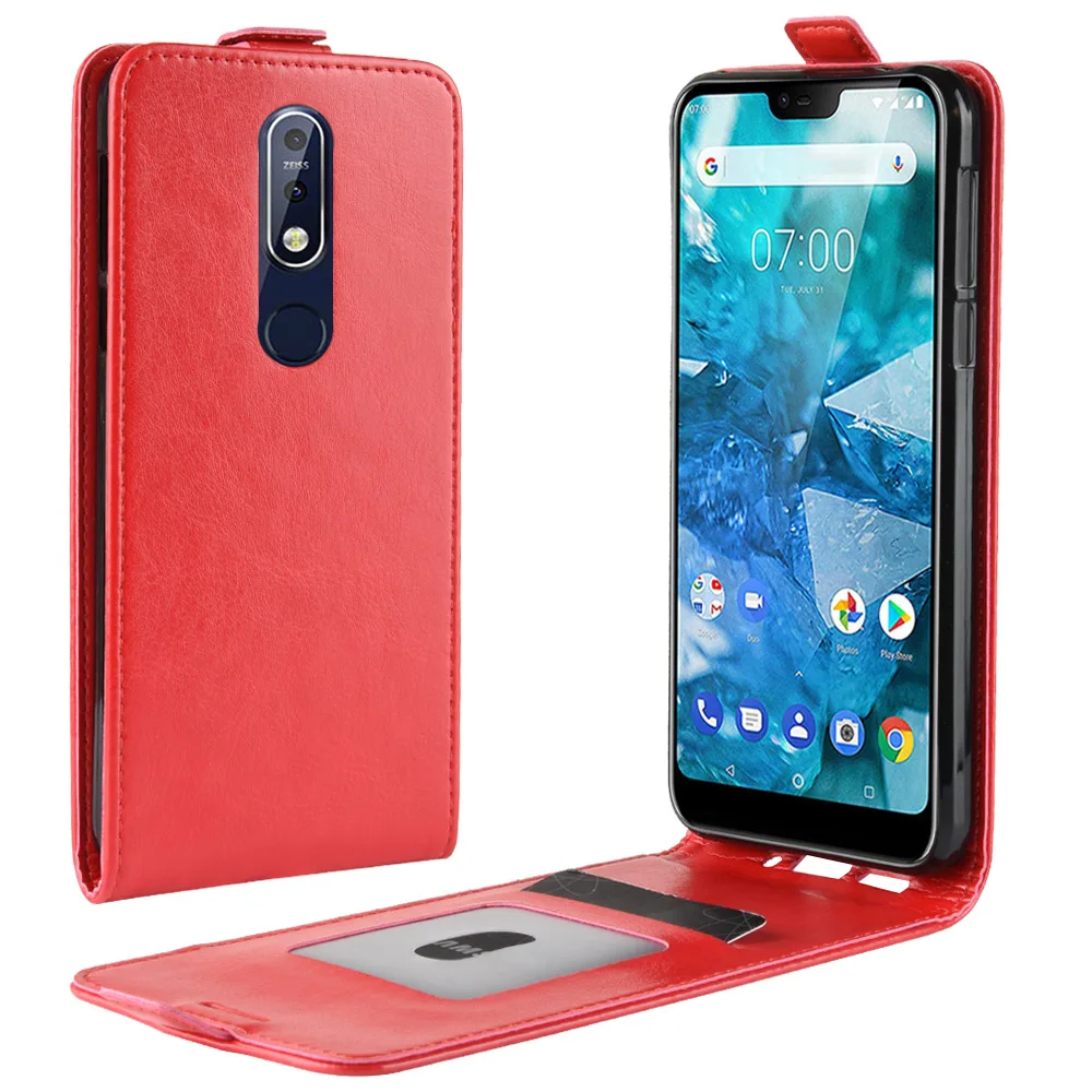 Для Nokia 7 1 Premium PU кожаный кошелек флип чехол для TA 1085 1095 1096 1100 5 84 крыт tok