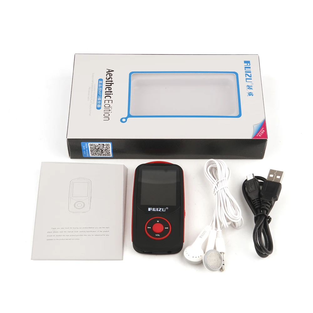 Original RUIZU X06/X06s Bluetooth Mini Sports MP3 Music Player 4GB/8GB 1.8" TFT LCD Screen Lossless Voice Recorder High Quality mp3 player online