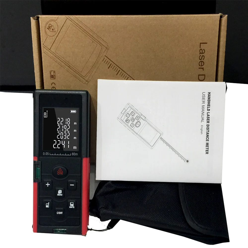 laser distance meter 40M 60M 80M 100M rangefinder laser range finder tape distance measurer range finder measure ruler device