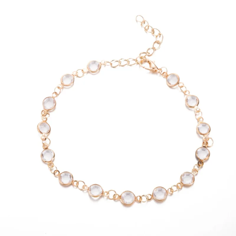 

Bohemian Gold Chain Barefoot Anklet Bracelets For Women Sandal Beach Foot Leg Bracelets Statement Jewelry Enkelbandje