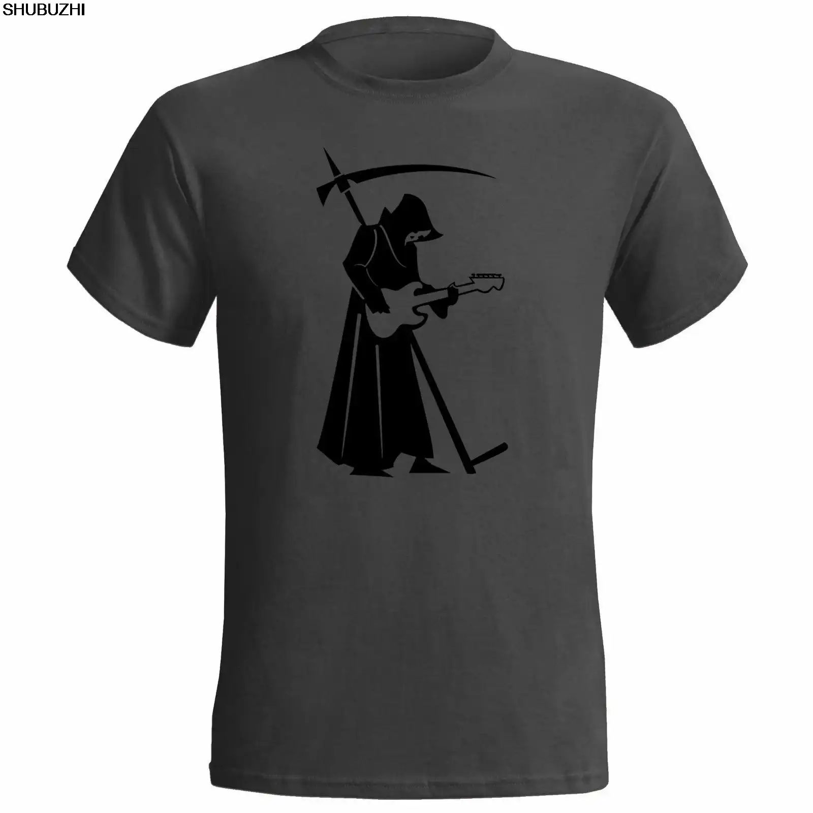 GRIM REAPER MENS T SHIRT TRICK TREAT PARTY rock music heavy metal FANCY DRESS