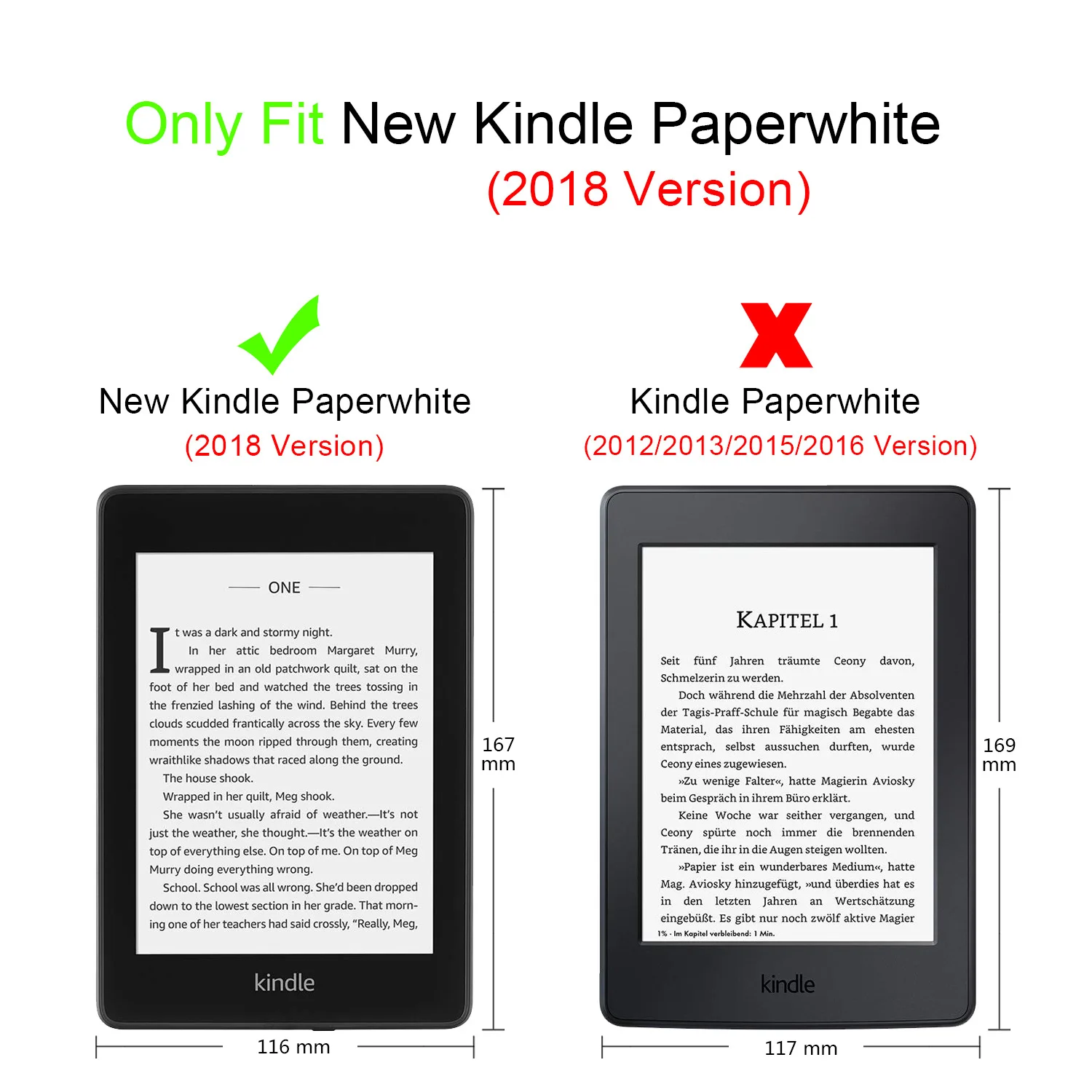 Новое поступление, чехол для планшета для Amazon Kindle Paperwhite 4, ультра тонкий умный кожаный магнитный чехол для сна