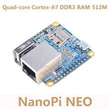Nanopi Neo Cortex-A7 H3 развитию Allwinner H3 с открытым исходным кодом 512 М DDR3 Оперативная память quad-core развитию 100 м Ethernet DIY