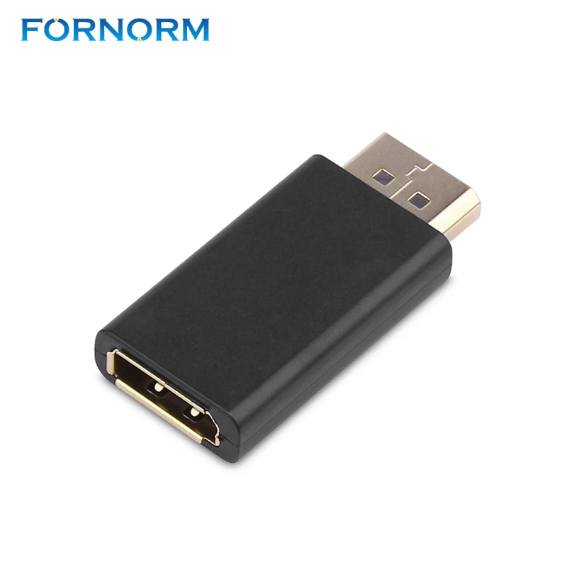 

FORNORM 1080P Portable Display Port DP Male To DP Female Adaptor For Digital TV Plasma TV LCD TV Computer HD Game Console