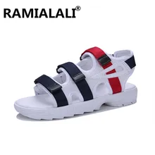 Модные мужские пляжные сандалии; Новинка; мужские сандалии; Летняя Пляжная Мужская обувь; мужские сандалии-гладиаторы; тапочки для влюбленных