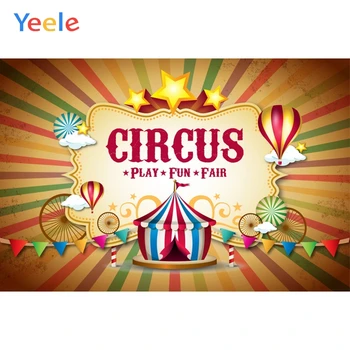 

Yeele Circus Party Poster Fun Fair Performance Star Photography Backdrops Personalized Photographic Backgrounds For Photo Studio
