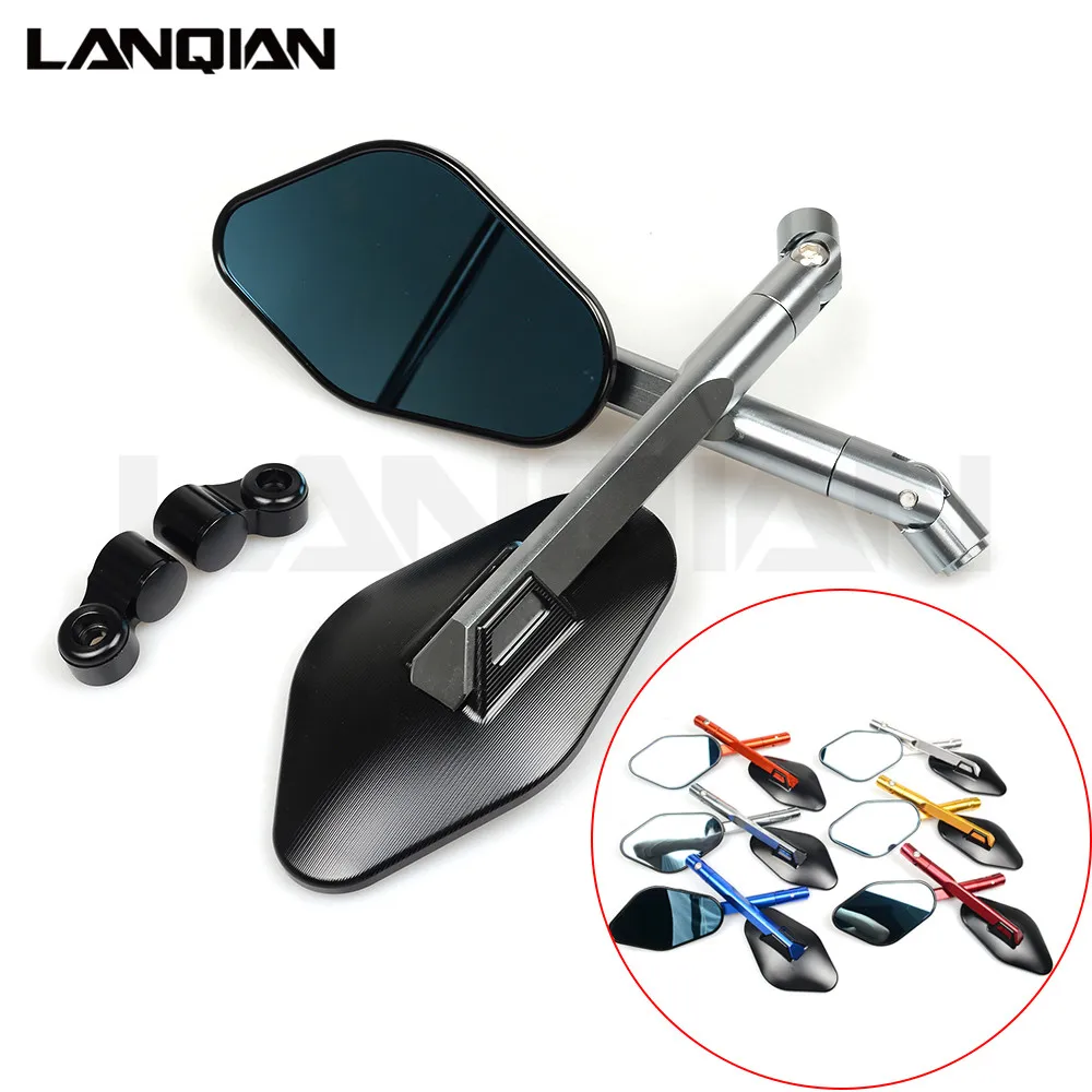 Universal Motorcycle CNC Rearview Blind Spot Side Mirror ...