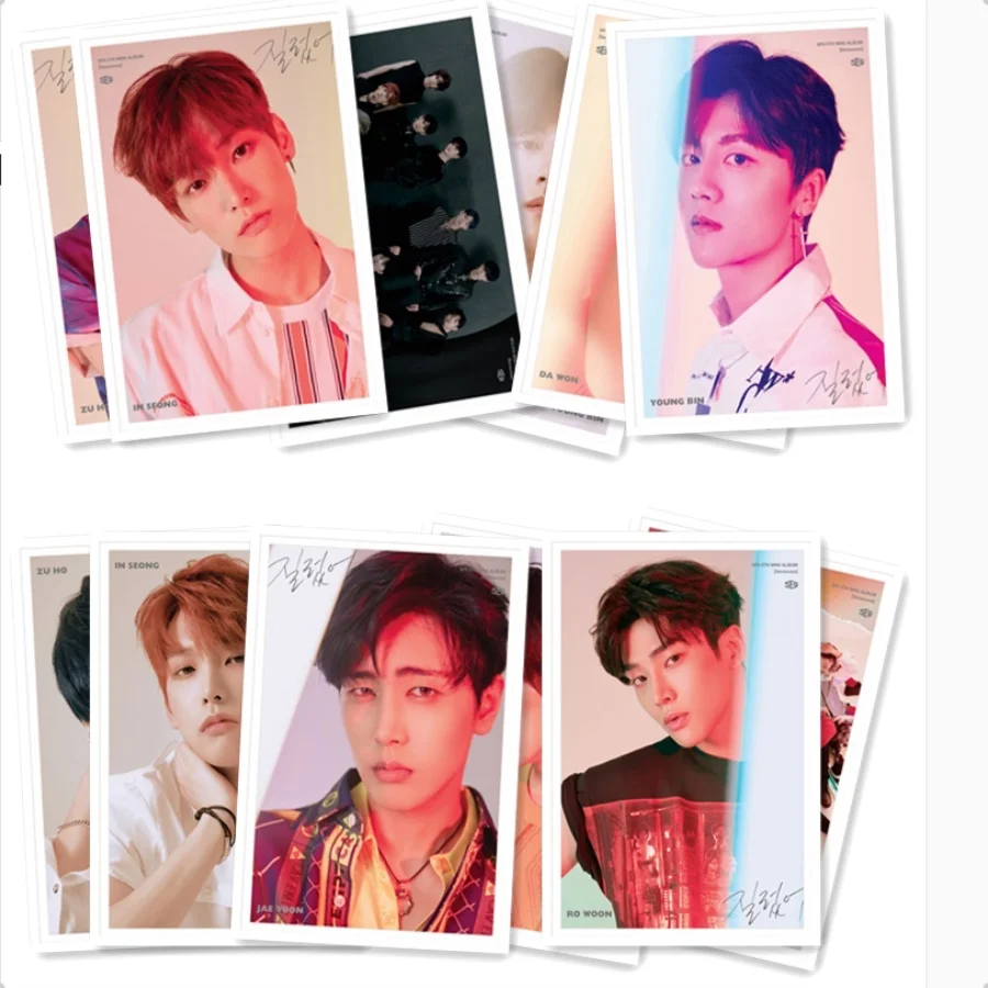 Kpop SF9 мини 5th Альбом Polaroid ЛОМО карта с фотографией чувственные HD Фотокарта карты 40 шт./кор