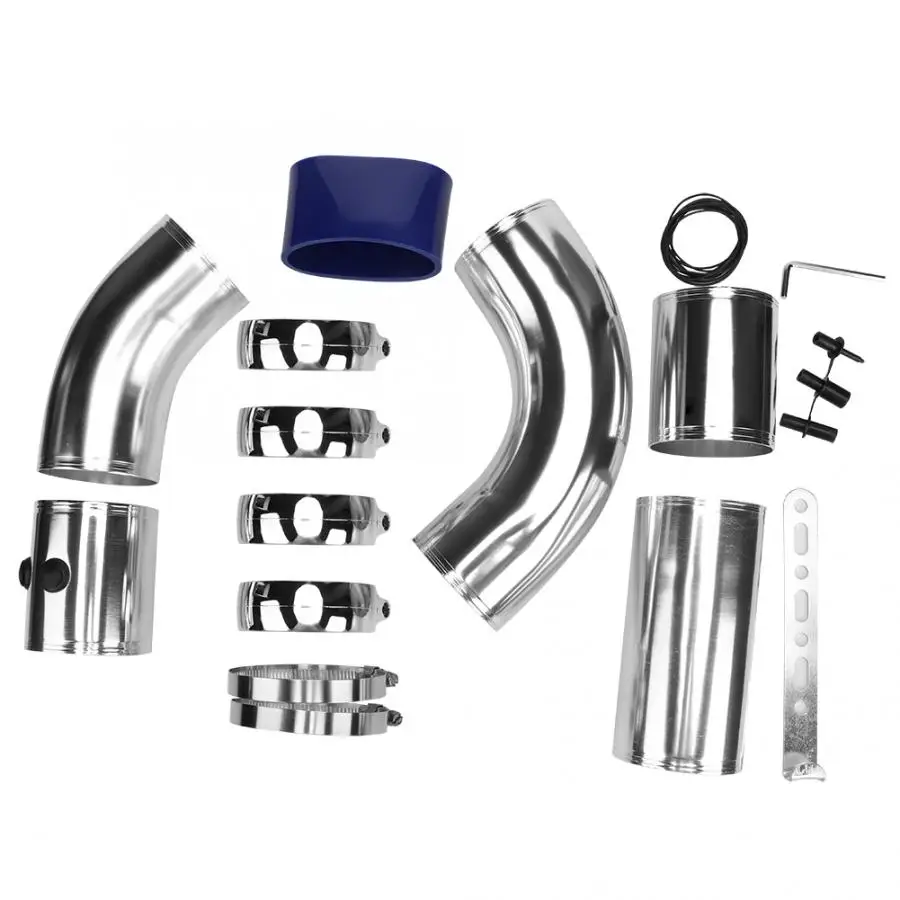 Universal Car Performance Cold Air Filter Induction Intake Pipe Hose Kit Aluminum Tube auto accessorie