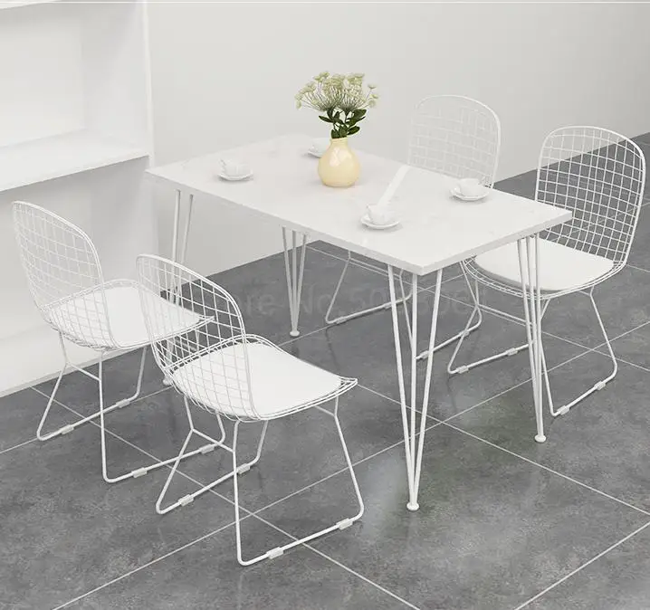 

Milk tea shop cafe tables and chairs combination net red simple marble dining dessert shop casual restaurant tables and chairs