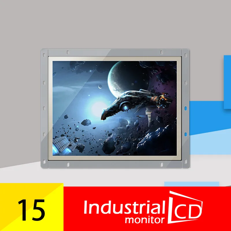 15 дюймов промышленные настольные компьютеры Дисплей LCD USB сенсорный экран