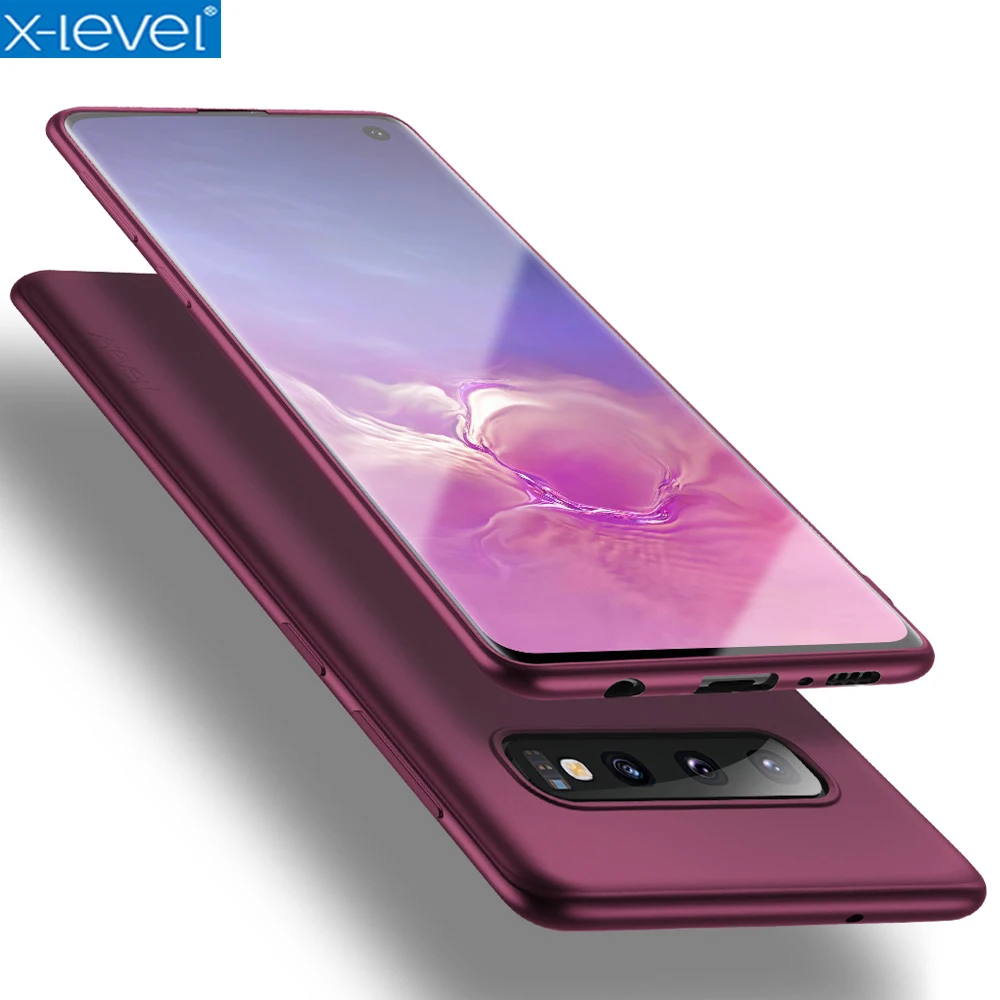 X-Level шелковистый ТПУ чехол для телефона Samsung S20 S10 S10E S9 S8 Plus Note 8 9 10 Ультратонкий
