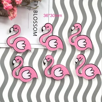 

10pcs/lot flatback resin flamingos cabochons kawaii planar resin cartoon free shipping Earrings and brooches DIY