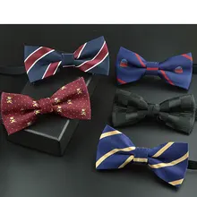 Lovely children bow tie butterfly red black tartan cravat student activities stage performances boys and girls