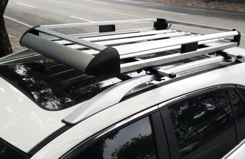 Высококачественный Универсальный алюминиевый сплав 127*90 см 140*10 0 см 160x100 см багажник на крышу багажная корзина для автомобиля с багажником на крышу