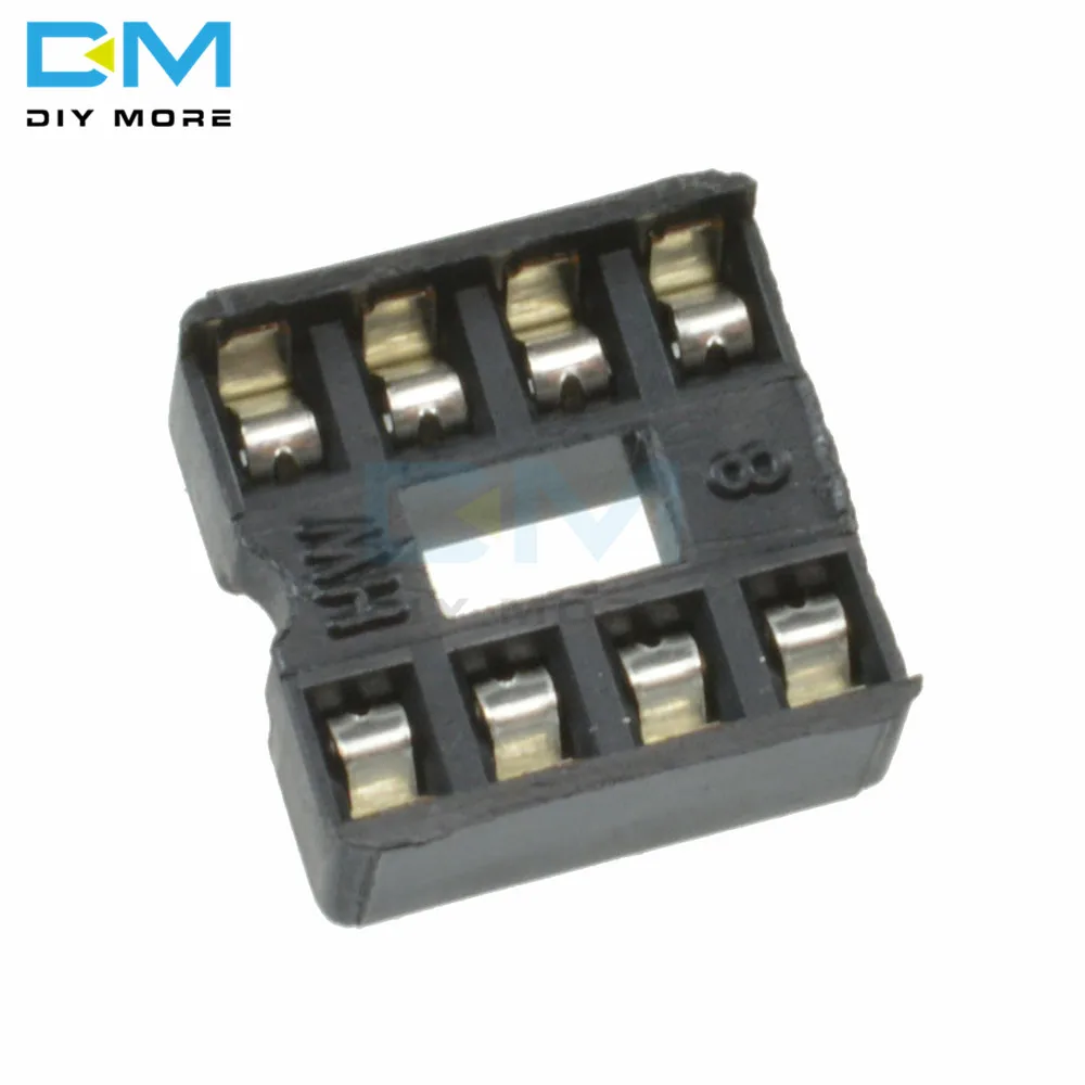 50 шт. 8pin 8 Pin DIP 8DIP IC адаптер типа припоя 2 54 мм|Интегральные схемы| |