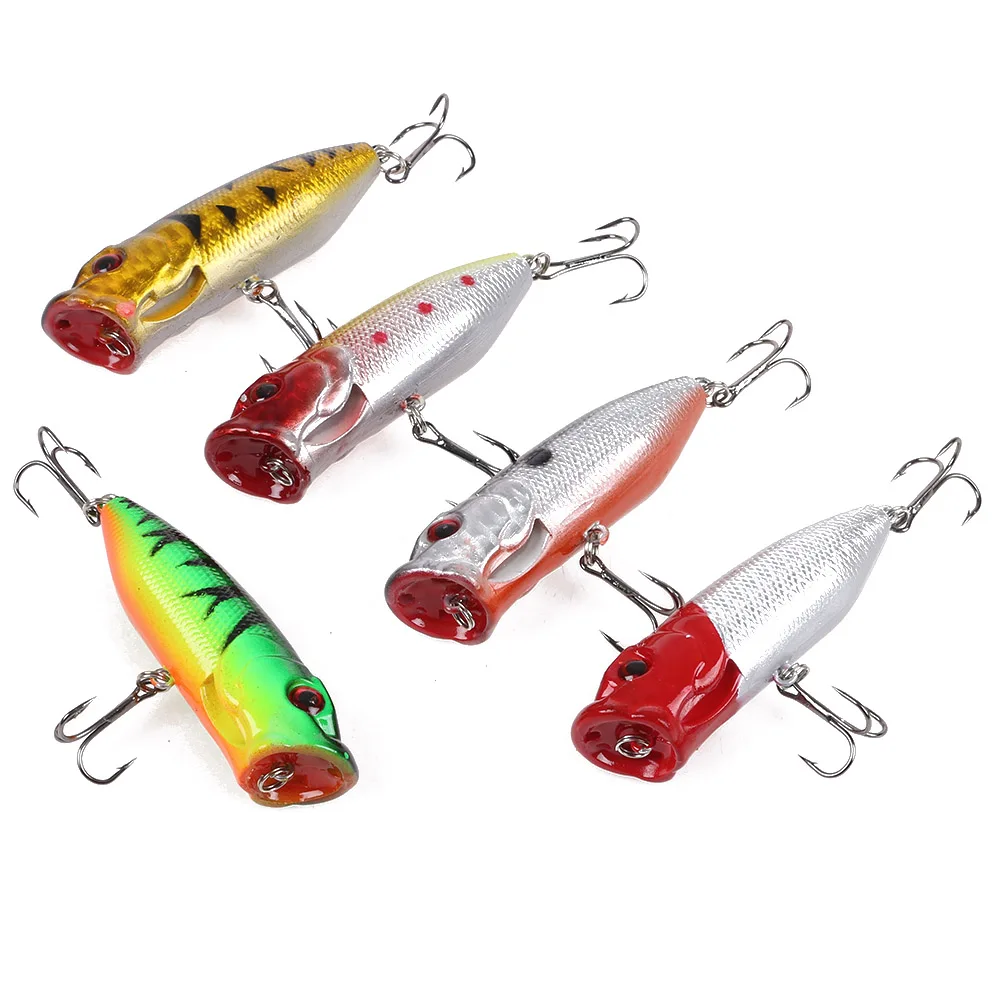 New 5pcs vib Metal Fishing Lures Bass CrankBait Spoon Floating Spinner bait Crank Bait Fishing