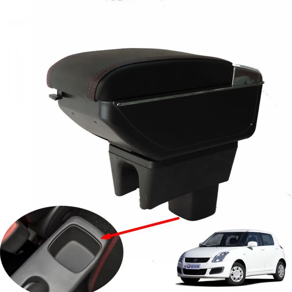 

For SUZUKI Swift armrest box central Store content box cup holder ashtray products car-styling products accessories parts