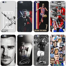 Antoine Griezmann Soccer Star Hard Transparent Cover Case for iPhone 7 7 Plus 6 6S Plus 5 5S SE 5C 4 4S