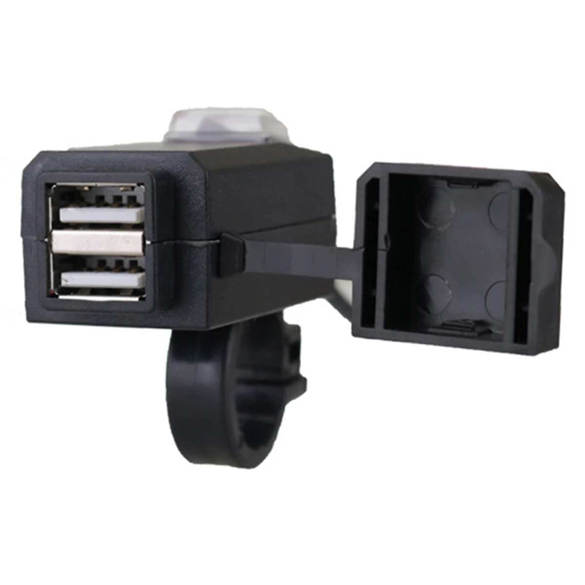 SOONHUA Dual USB QC3.0 Car Charger Rocker Switch 5V 3.1A Universal Auto Mobile Phone Chargers for Motorcycle Electric Car Boat