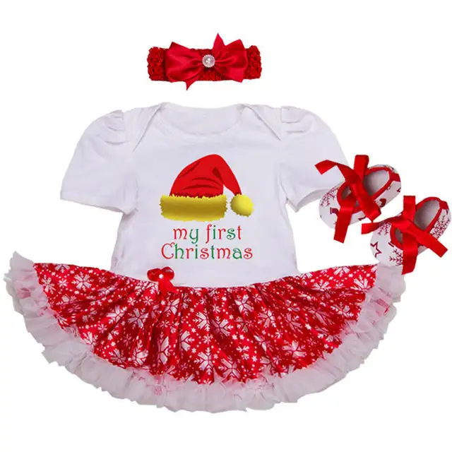 New Baby Girl Clothing Set Lace Tutu Romper Dress Jumpersuit+Headband