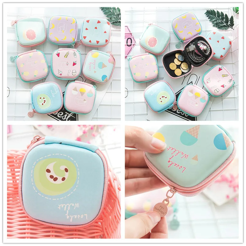 

Headphone Stand For Headset Earbuds Memory Card Money Key Box Organizer Earphone Bag Case Storage 7.2*7.2*3.2cm