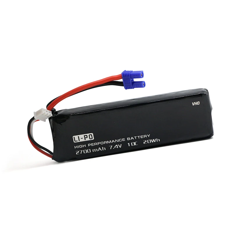 

H501S lipo battery 7.4V 2700mAh 10C Batteies for Hubsan H501C rc Quadcopter Airplane drone Spare Parts