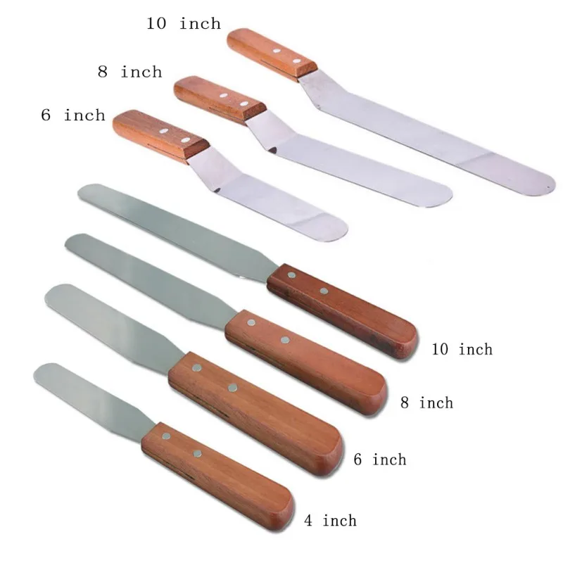 Buy Stainless Steel Cake Cream Knife Smoother Icing