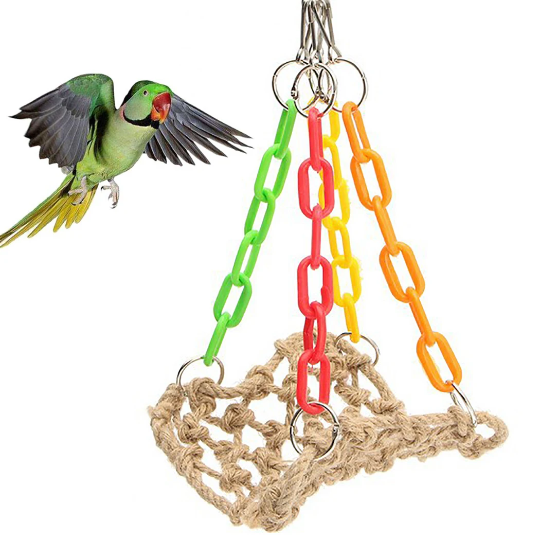 

Bird Hanging Bed Multi-purpose Bird Nest Hanging Hammock Toy for Parrot Swing Nest Toy For Bird